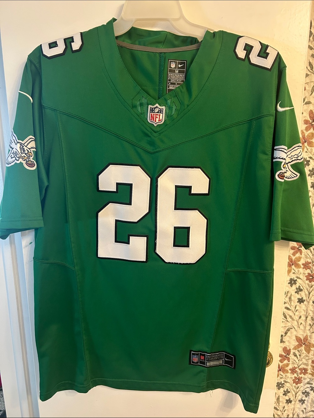 Philadelphia Eagles Kelly Green Barkley Jersey